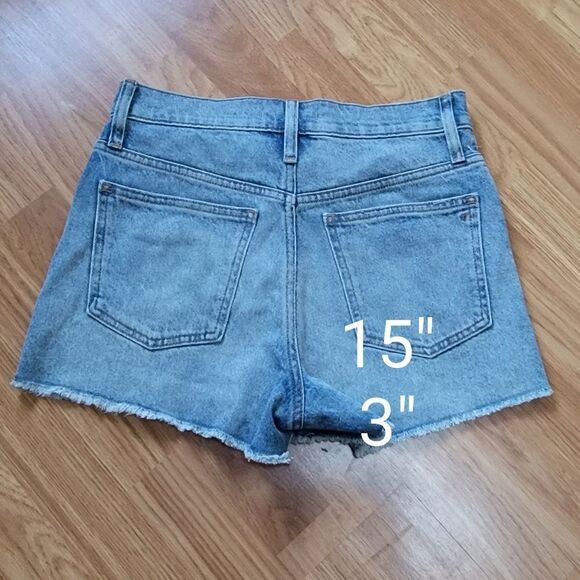 Madewell High-R Denim Shorts 27 - Picture 3 of 7